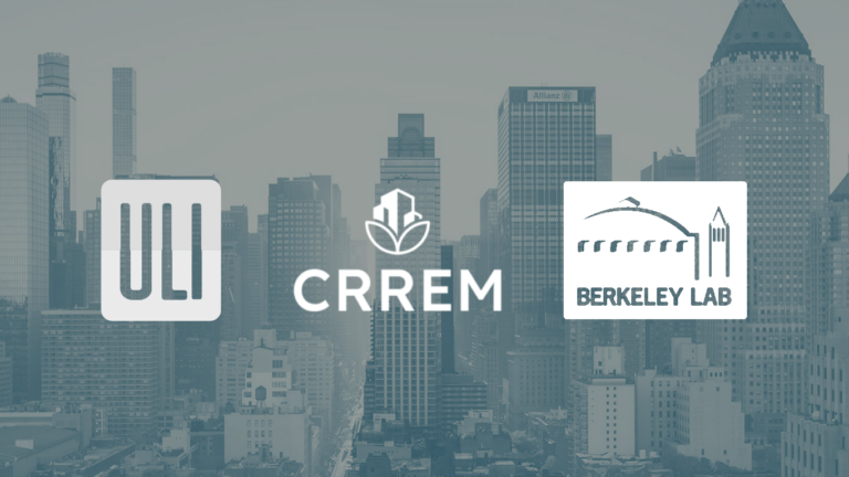 CRREM, ULI and Berkeley Lab Join Forces